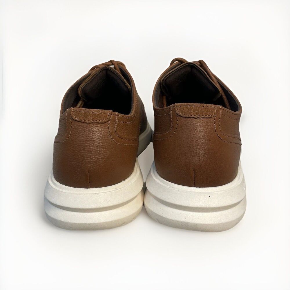 Cole Haan GRND+ Plain Toe OX Shoes Men’s 8.5 British Tan Leather Dress C36935 - Picture 5 of 9